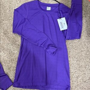 ZYIA Purple Chill Long Sleeve Top